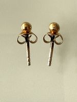 2 x Ohrstecker Silber vergoldet 925 Ohr Schmuck unisex