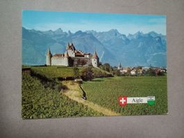 Ak Schloss Aigle Waadt Alpen Wallis