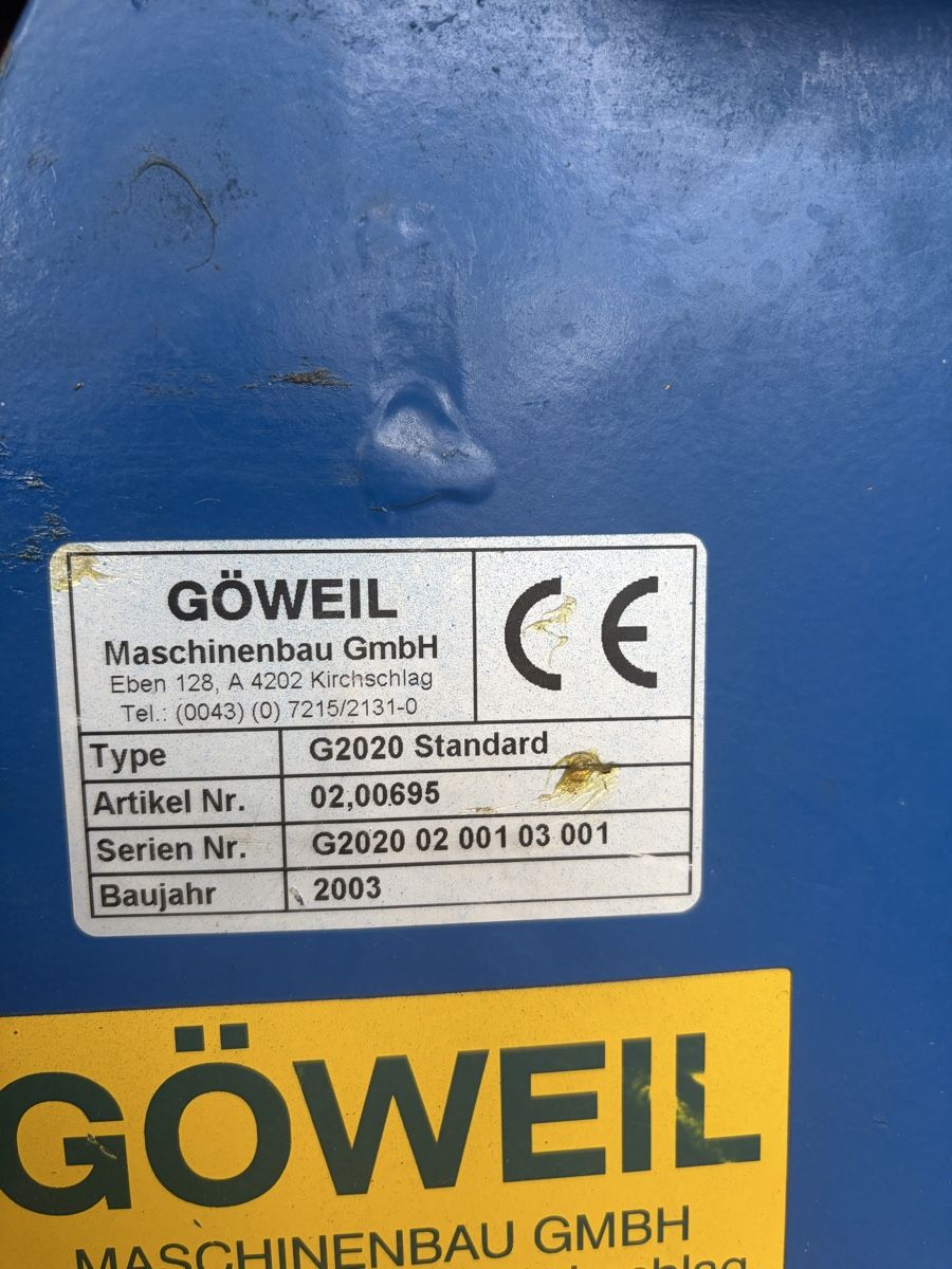 Göweil Alle Maschinen: Göweil Wickler G2020 – Gebraucht aus Ersigen von kun_jl9x 3