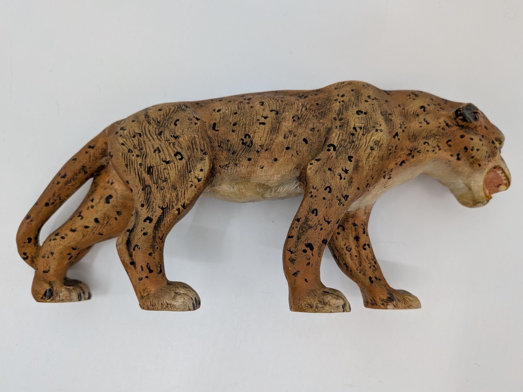 Statuette: Antike Figur, Raubkatze, Leopard, Jaguar – Usato da Emmen venduto da magelan 4