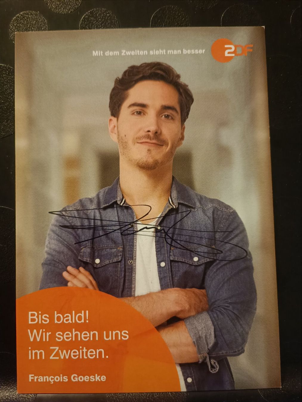 Autografi: Francois Goeske - signiert - Blutige Anfänger – Usato da Menziken venduto da Artographs