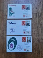 3 Flugbriefe 1963 !!! Vaduz-ZH-GE- Nice, Alger und Beograd