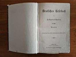 Antikes Lesebuch, Sekundarschule, Zürich 1894, Rarität!