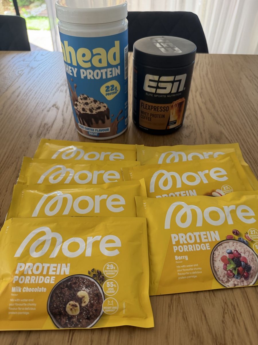 More Nutrition Lebensmittel & Spezialitäten: Protein Set More, ESN und Ahead – Gebraucht aus Bassersdorf von Sandy456