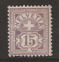 1889 : Ziffermuster Nr. 64A, Falzspur * KP 600.--