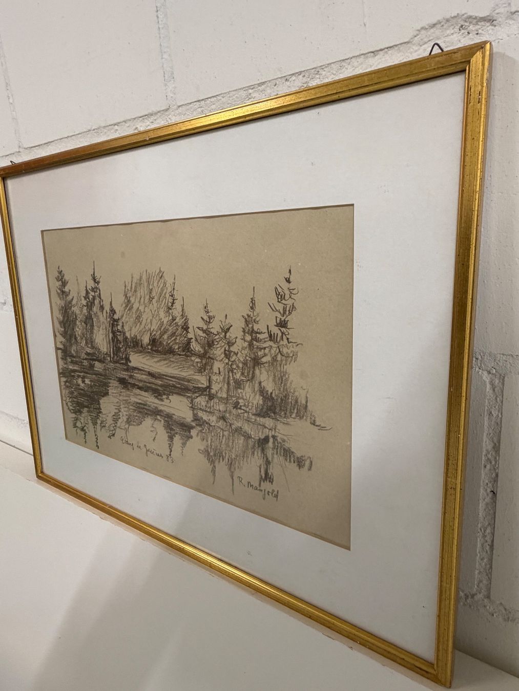 Gemälde: R. Mangold 1983 Original – Gebraucht aus Basel von PAUL_ART 6