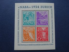 1934 W1 Nabablock postfrisch** sauber erhalten SBK2026 900