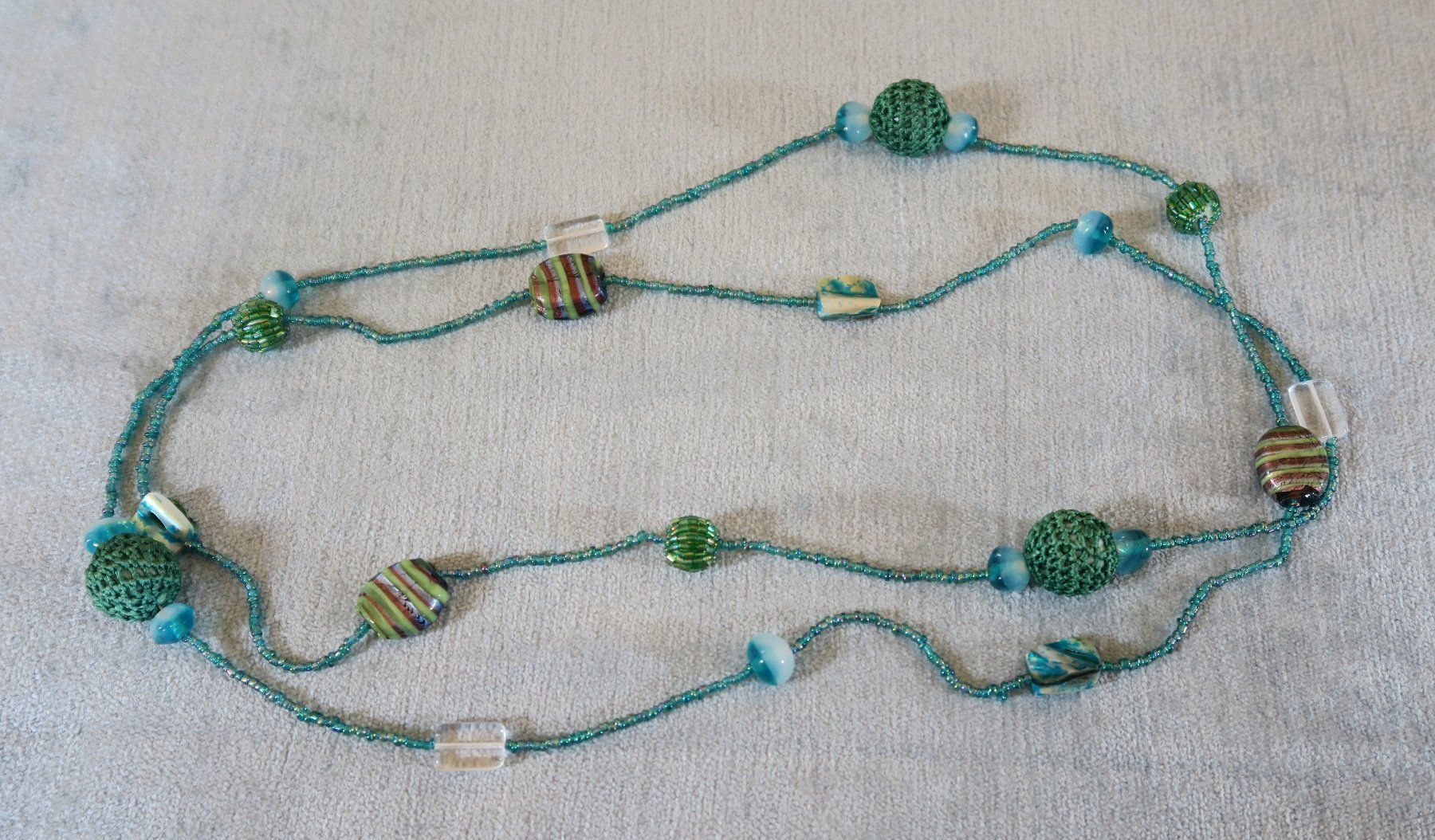 Catenine: Glasperlen - Kette – Usato da Brittnau venduto da marlenestone 2