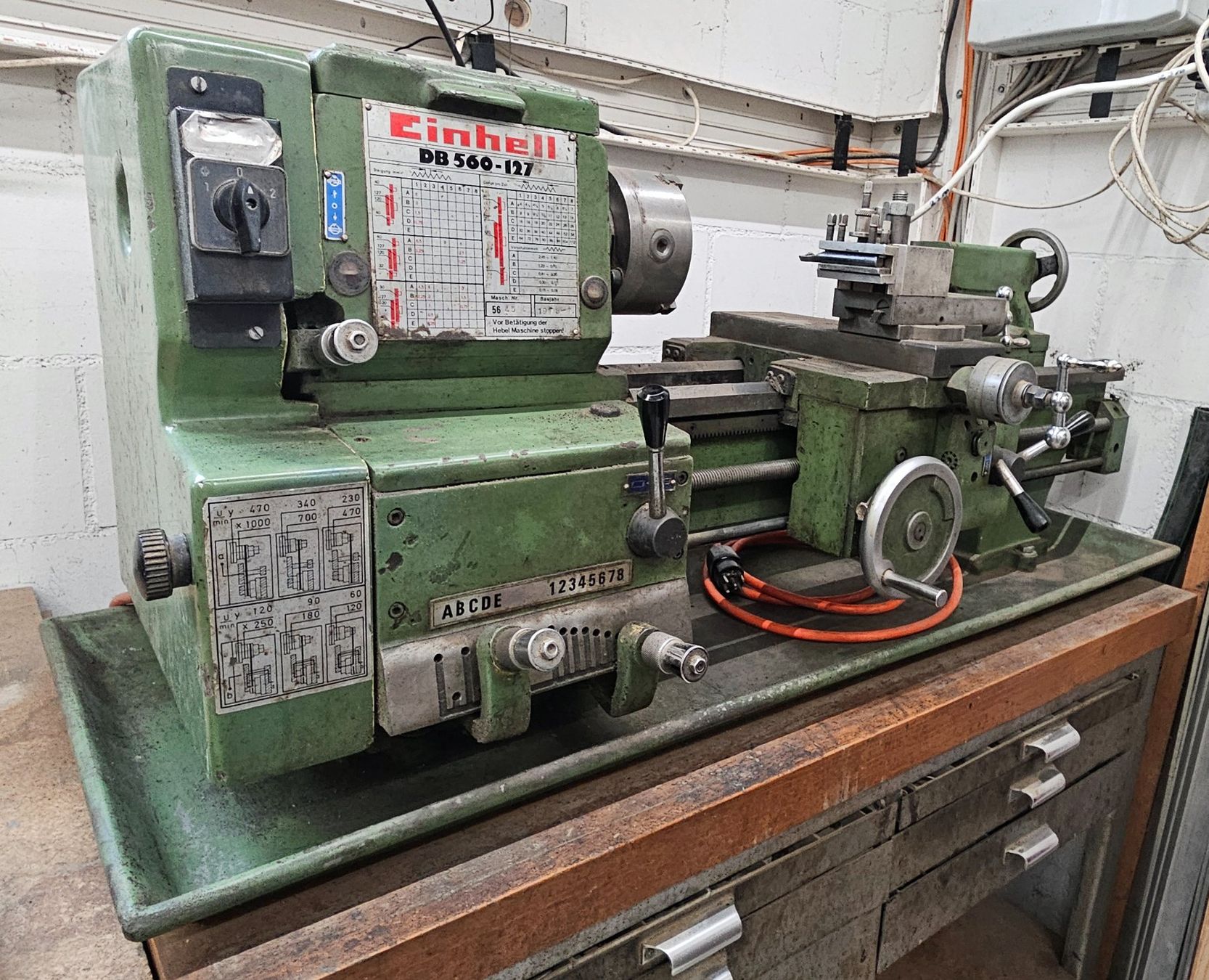 Einhell Tutte le macchine: Drehbank Einhell mit Unterbau – Usato da Härkingen venduto da Elgra