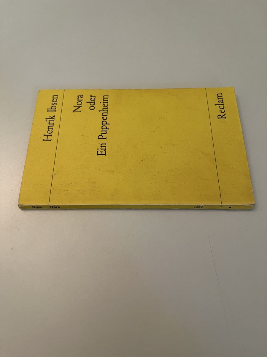 Bücher: 🔥AB 1.- FR. — Henrik Ibsen - Nora oder Ein Puppenheim – Neu (gemäss Beschreibung) aus Zürich von Richard_En_Passant 2