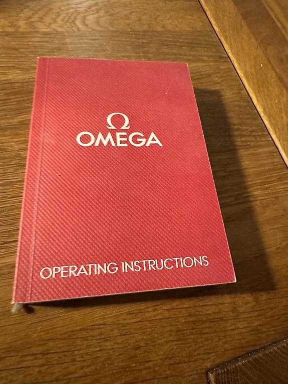 Bücher: Omega Operation Instructions – Gebraucht aus Ipsach von Besos 1
