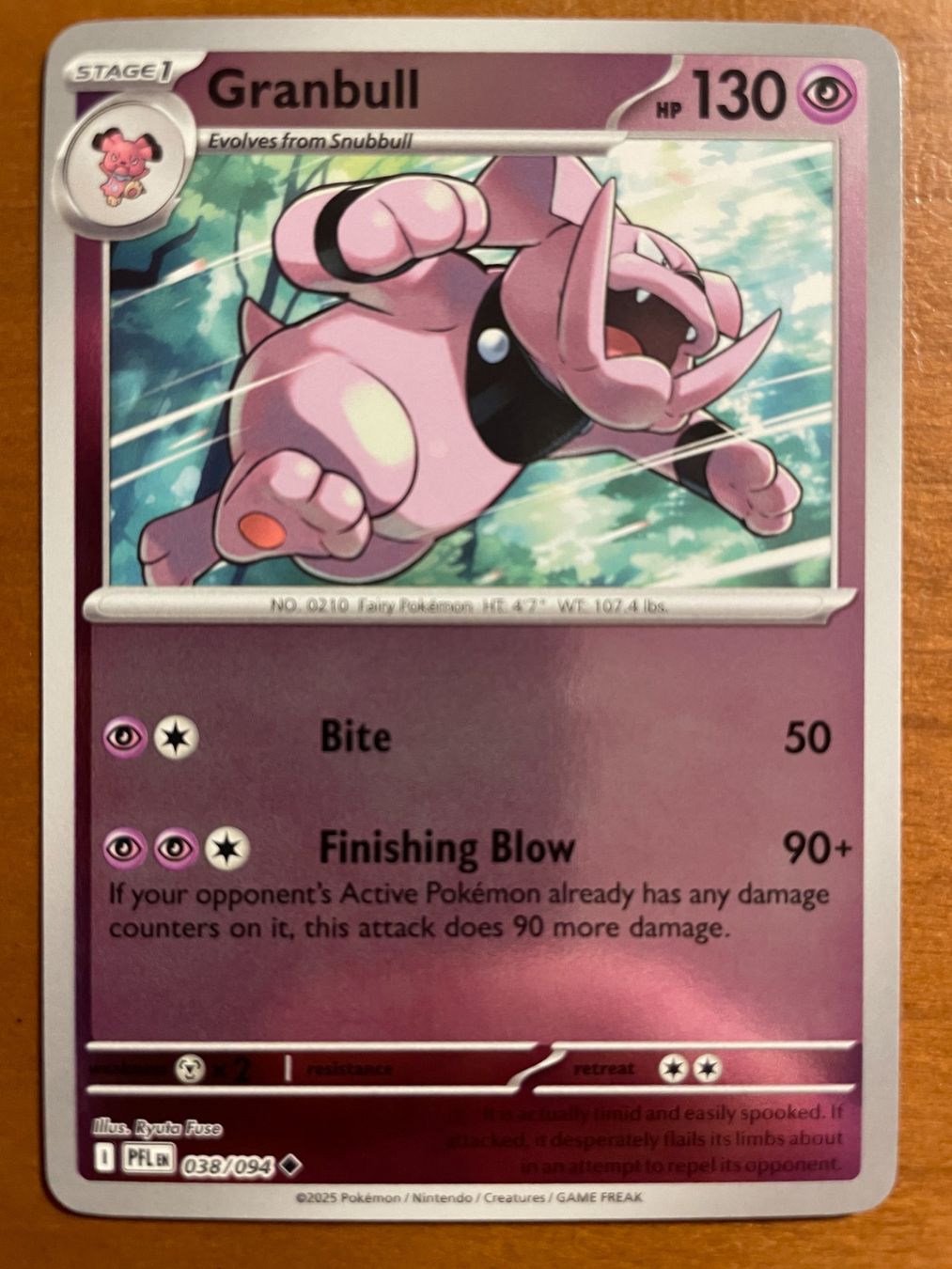 Pokémon Carte collezionabili: Pokemon Granbull Reverse (Versand gratis) – Nuovo (secondo la descrizione) da Chur venduto da Angerson