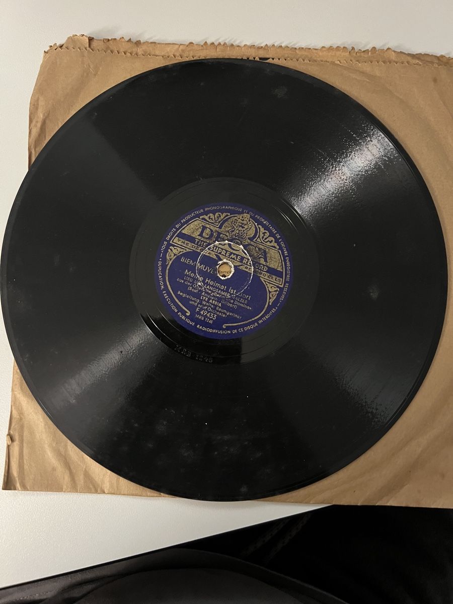 Schallplatten: Lys Assia Meine Heimat ist dort Schellackplatte – Gebraucht aus Niederrohrdorf von beniledergerber
