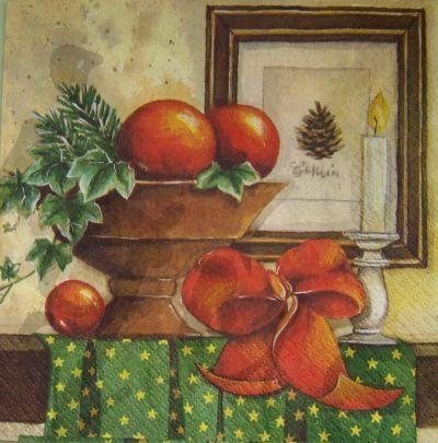 Tovaglioli: Serviette weihnachtsdeko (w130) – Nuovo (secondo la descrizione) da Schlatt TG venduto da kreativ-atelier