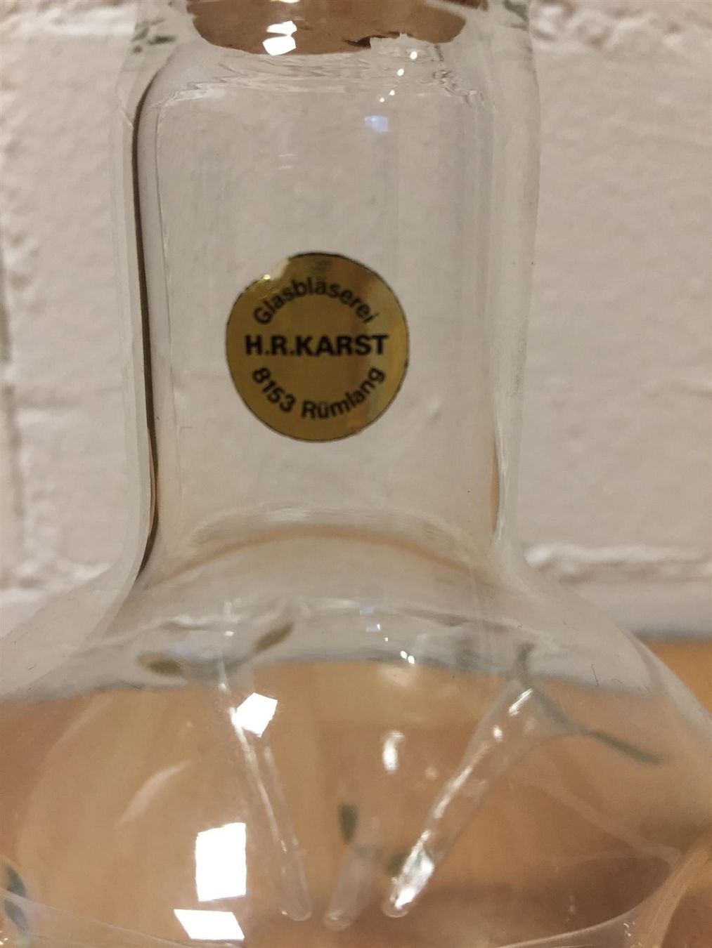 Caraffe: Stichglaskaraffe (Handarbeit) – Usato da Cormagens venduto da grizli13 1