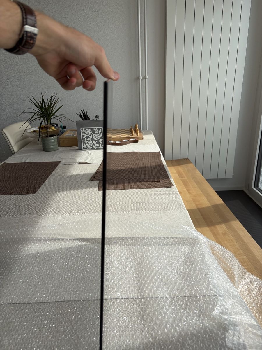 Ikea Piatti di portata: Glasplatte MALM transparent grau,  40x48 cm – Usato da Dagmersellen venduto da sim_zqh8 8