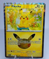 🇬🇧 Pikachu 025/128 – 03/30 – Pokémon 30 ans ✨ – ab 1.-