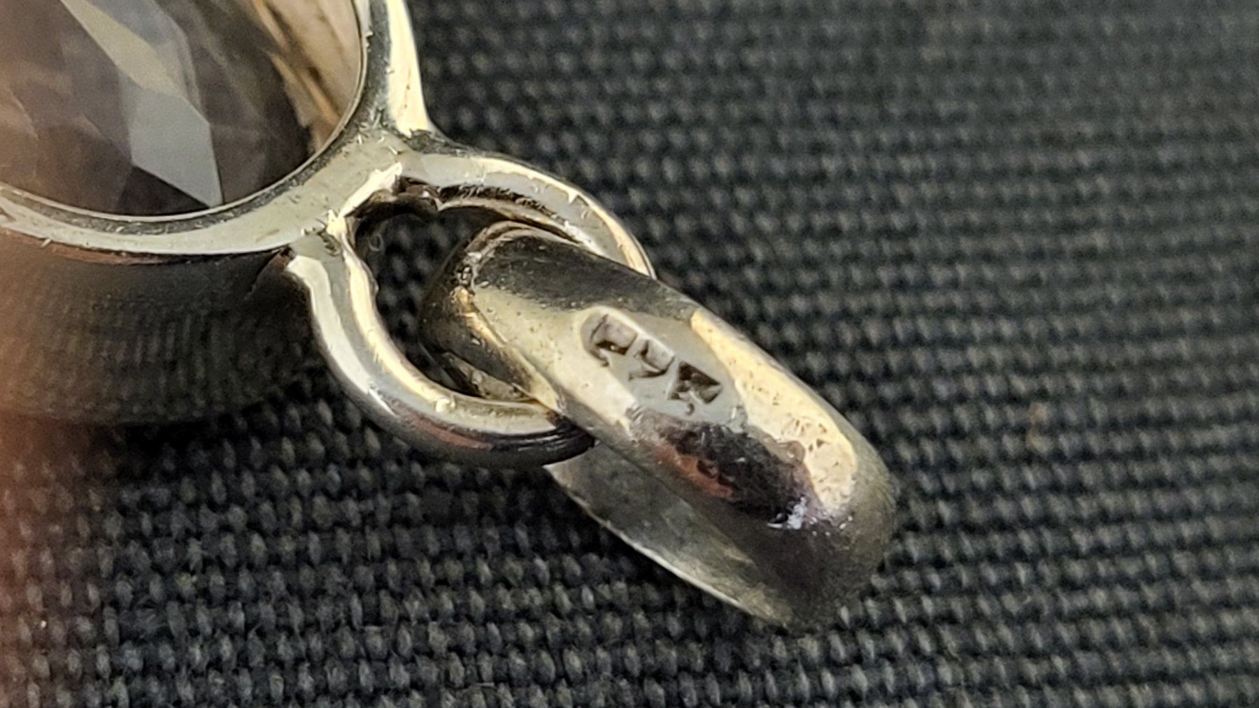 Ciondoli: Silber-Anhänger mit klarem Stein – Usato da Basel venduto da spinne02 4