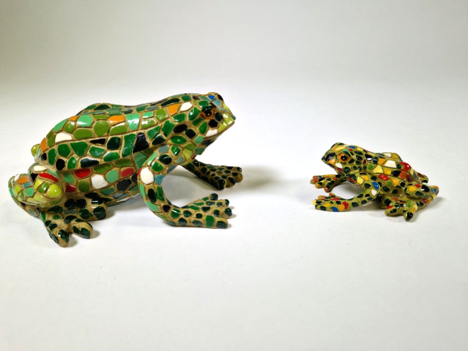 Statuette: Mosaik Keramik Frösche – Usato da Zollikofen venduto da Restwert_Zollikofen 2