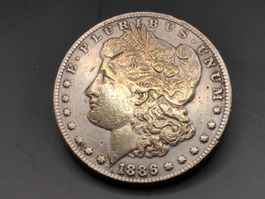 1886-o Morgan Silber Dollar