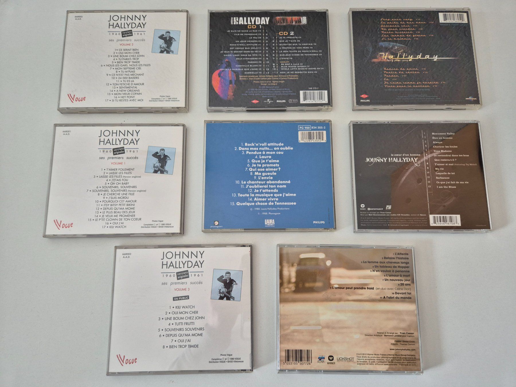 CD: CD Johnny Hallyday - Lot – Usato da St-Imier venduto da Psaturnin 2