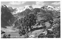 Braunwald, am Weg zum Rubschen