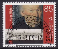 SBK-Nr. 1305 (Hans Ulrich Grubenmann 2009) ET-gestempelt
