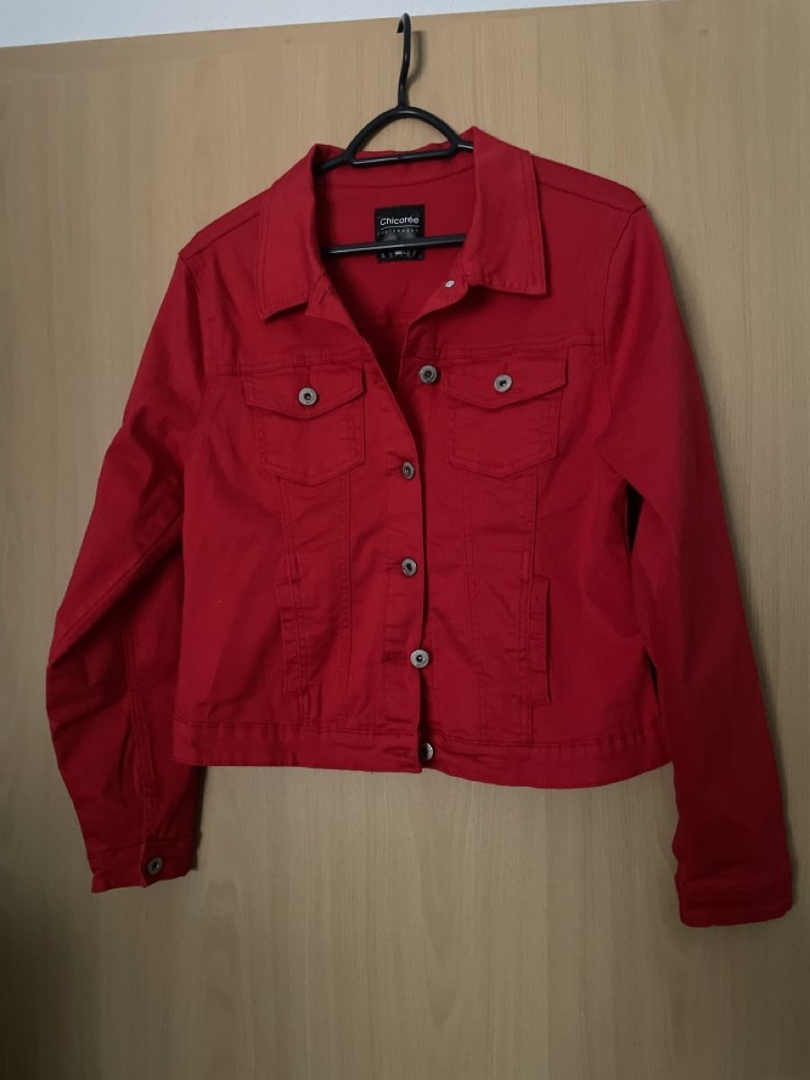 Giacche: Chicoree Stoff Jacke rot Grösse L – Nuovo (secondo la descrizione) da Illnau venduto da cla_jqf8
