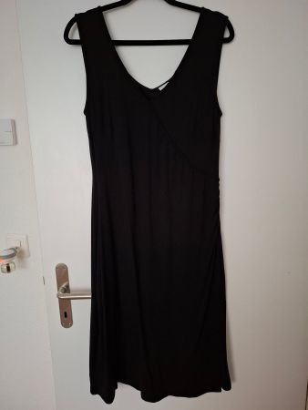 Schickes, elegantes, schwarzes Sommerkleid - Grösse M