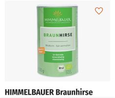 4 Dosen Himmelbauer Braunhirse je 500g neu