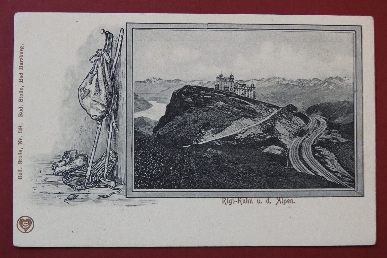 Cartoline postali: Schöne AK von Rigi Kulm ! – Usato da Rain venduto da 999-800-K