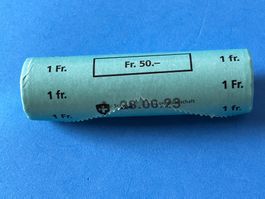 1 Franc / Franken 2023 UNC coin roll