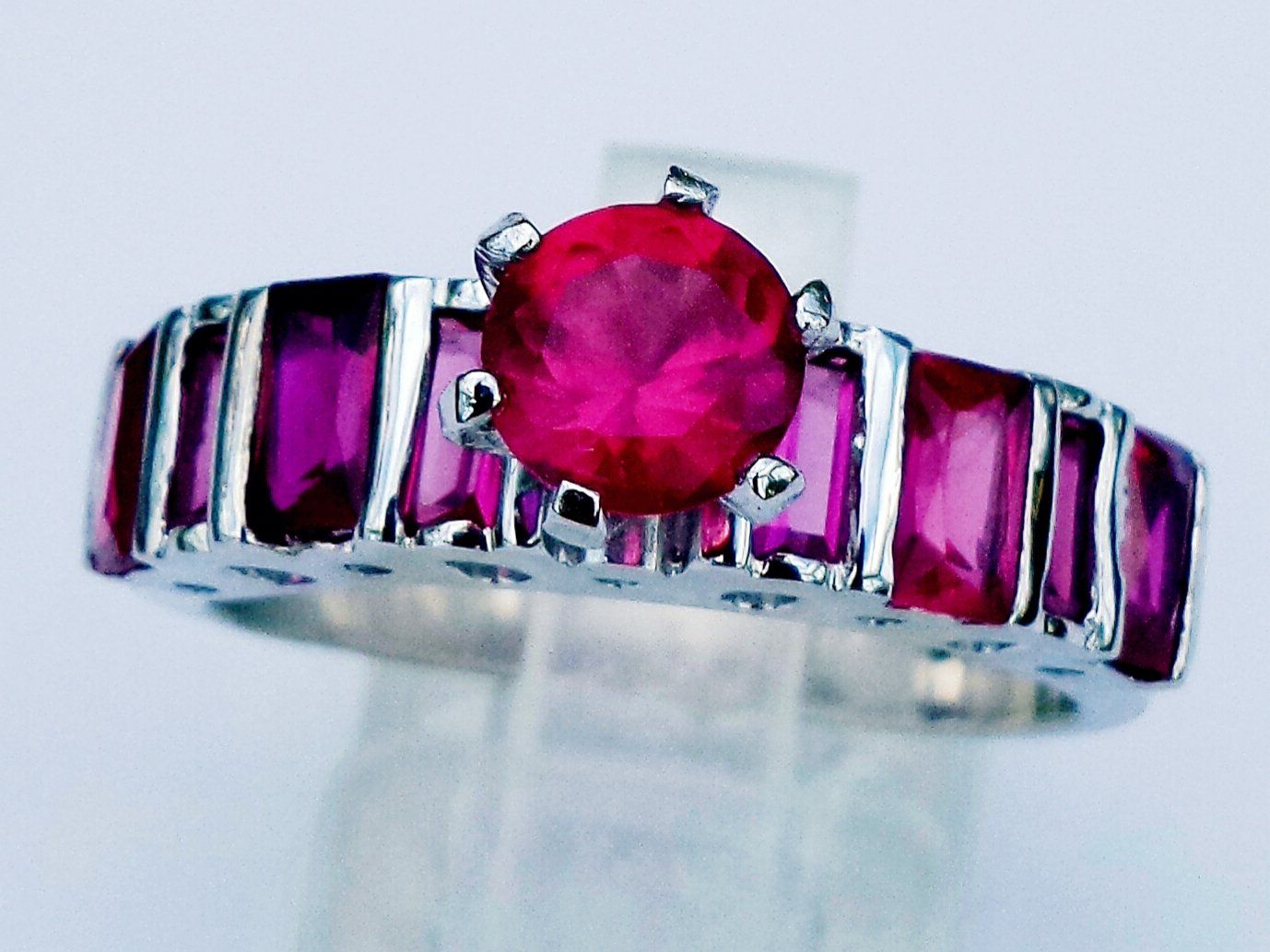 Anelli: Rubin Fingerring – Nuovo e nell'imballaggio originale da Zürich venduto da adriben