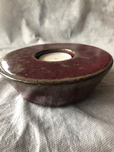 Portacandele: Ceramic Tea Light Holder – Nuovo (secondo la descrizione) da Wohlen b. Bern venduto da cookiemonster 2
