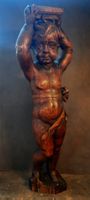 Antike Barock Holz Skulptur