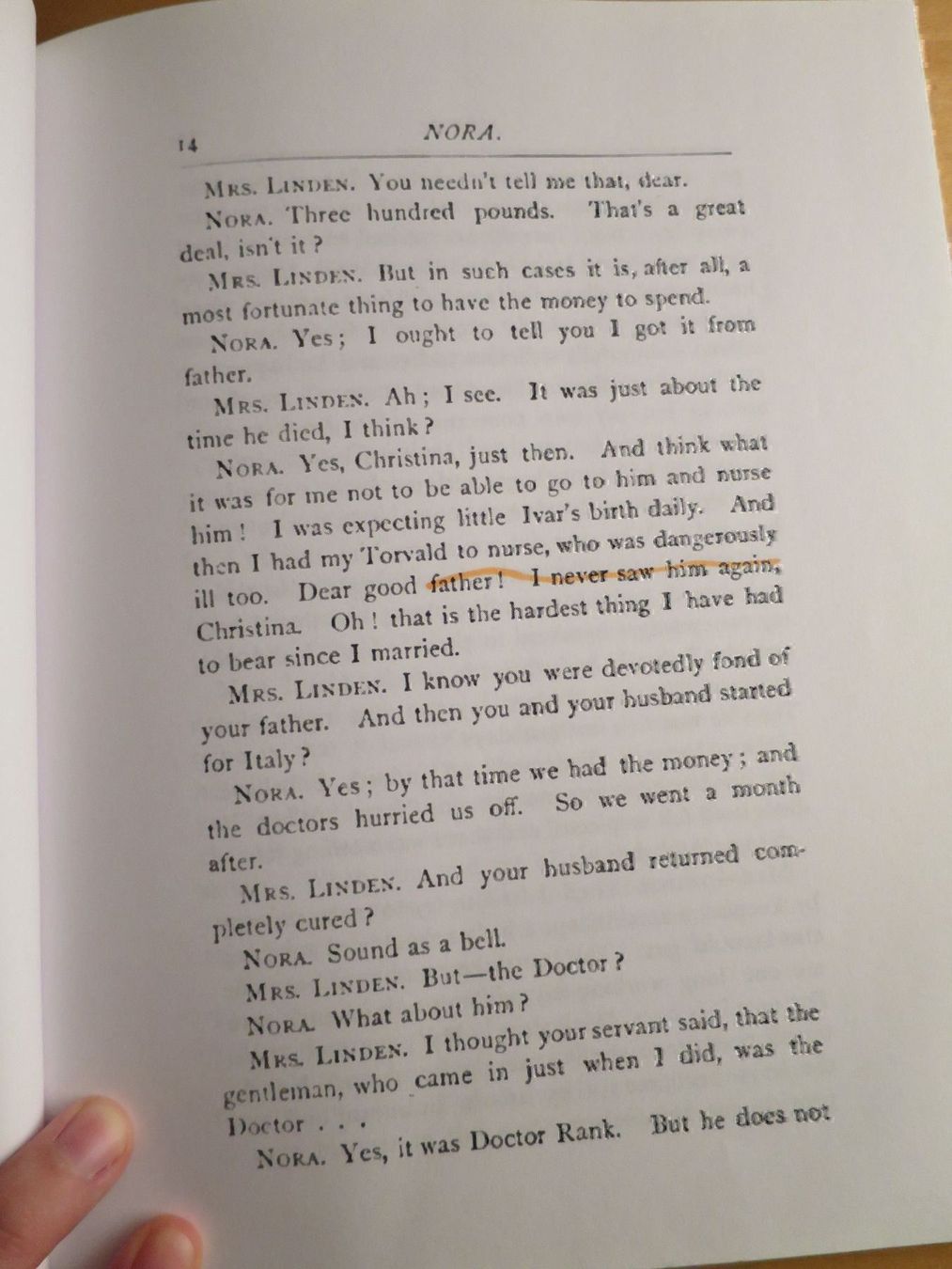 Bücher: Nora, or, a Doll's House - Hernik Ibsen – Gebraucht aus Siebnen von greenpingu 3