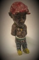 2 Pac Minifigur Tupac Figur Shakur Rot changes HipHop Musik