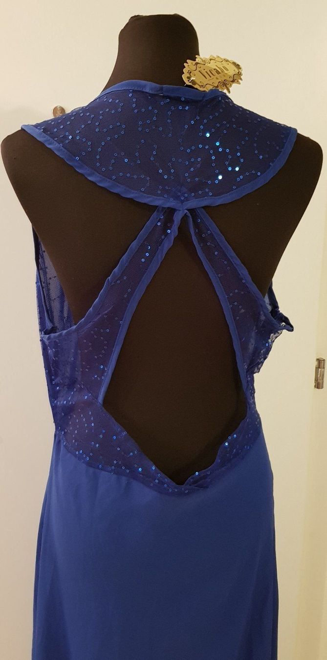 Vestiti: Abendkleid Blau Gr. XL Rückenfrei – Nuovo e nell'imballaggio originale da Turbenthal venduto da sch_s72n 4