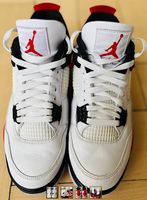 NIKE Jordan 4 Retro Red cement Größe 42