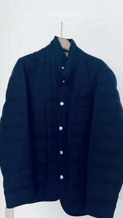 Brunello Cucinelli Herren Daunenjacke blau guter Zustand