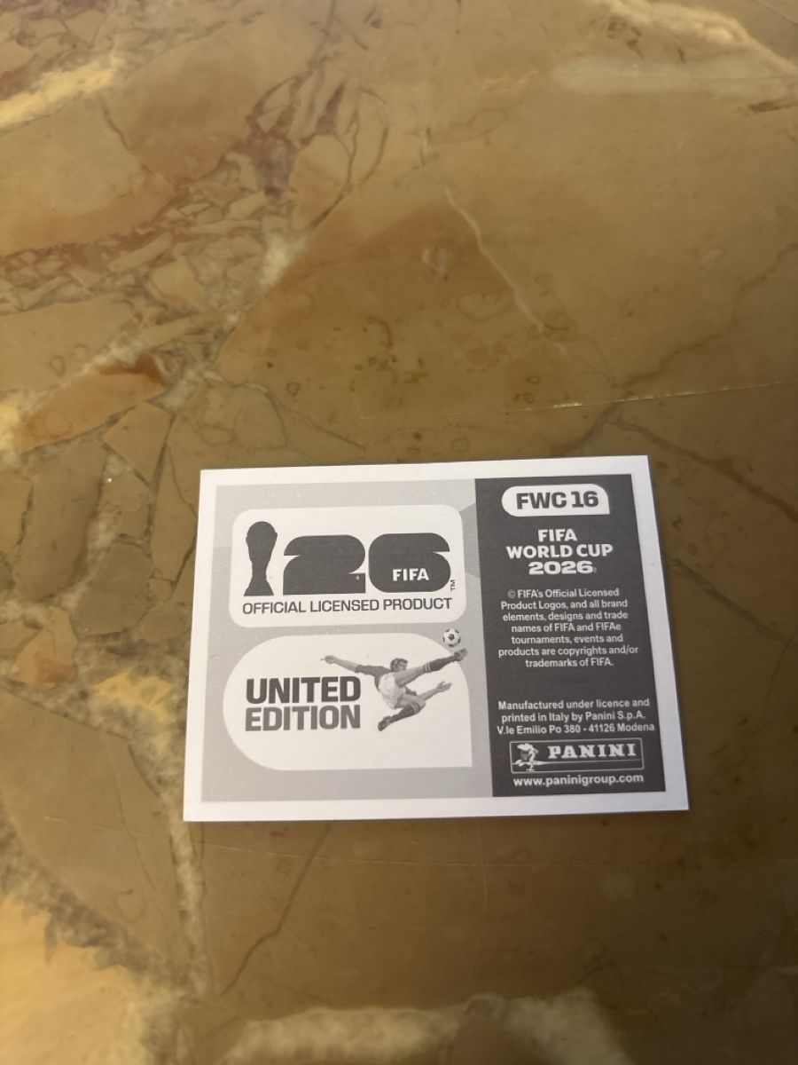 Panini Carte collezionabili: Panini Bild FWC16 – Nuovo e nell'imballaggio originale da Rechthalten venduto da Thierry_89 1