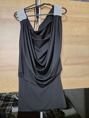 FEU FEMME / Abendkleid / Schwarz / S/M