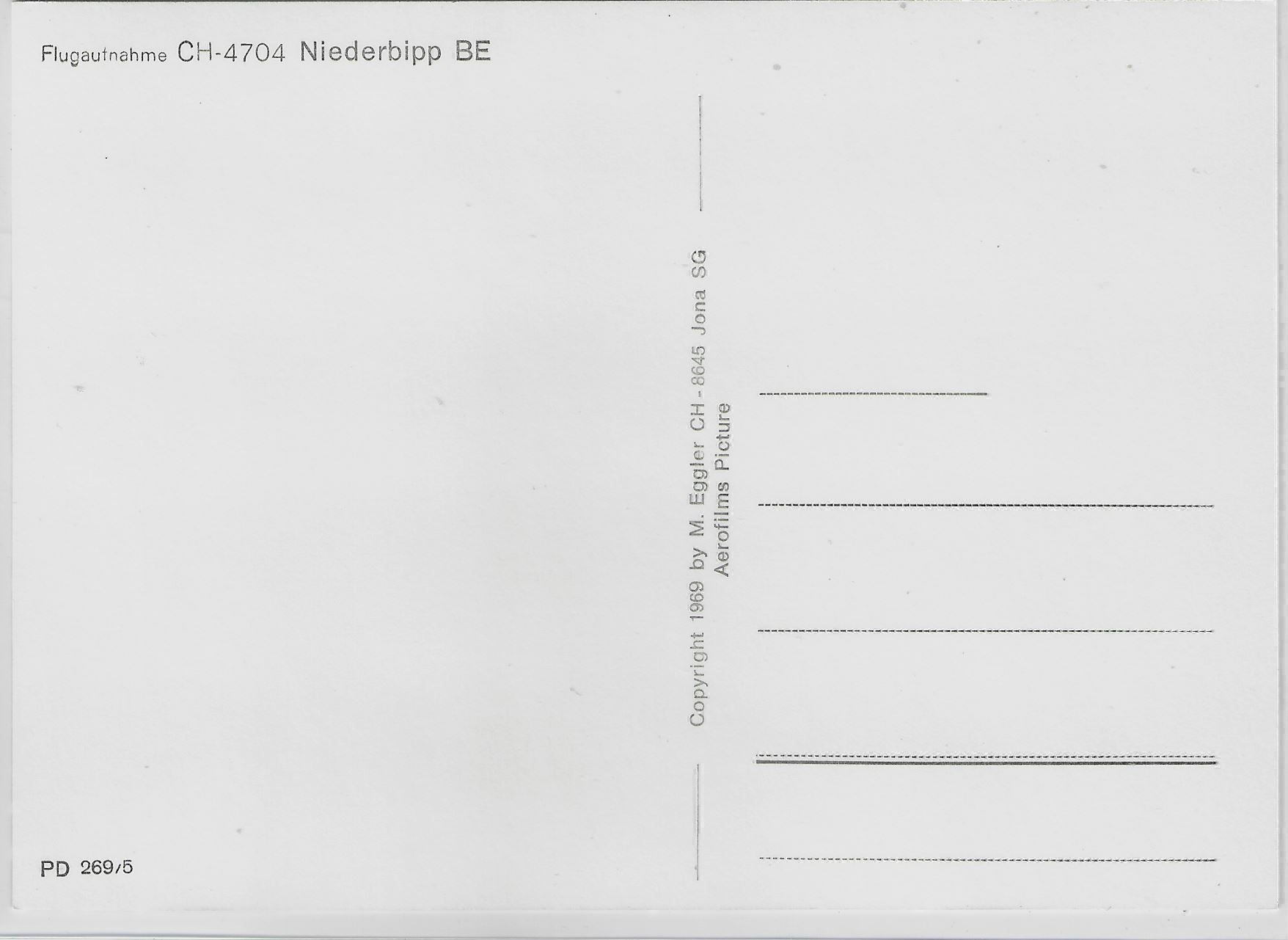 Cartoline postali: Flugaufnahme Niederbipp BE – Antico da Ettingen venduto da Kartenplanet 1