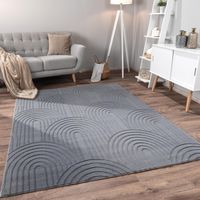 Einzelstück zum Sonderpreis! Riesig 240x340 Teppich 3D Grau