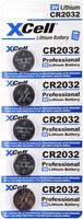 Knopfzelle CR2032 Lithium (5 Stk.)
