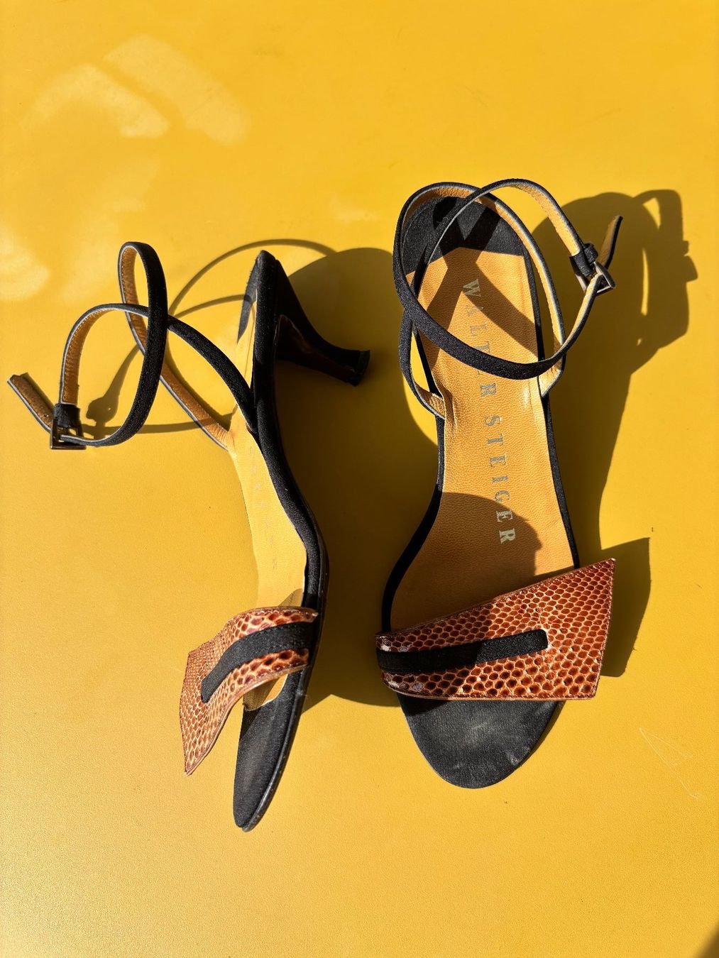 Scarpe da donna: WALTER STEIGER Riemchenpumps mit Kittenheel Gr. 36.5 – Usato da Zürich venduto da missmodernage 1