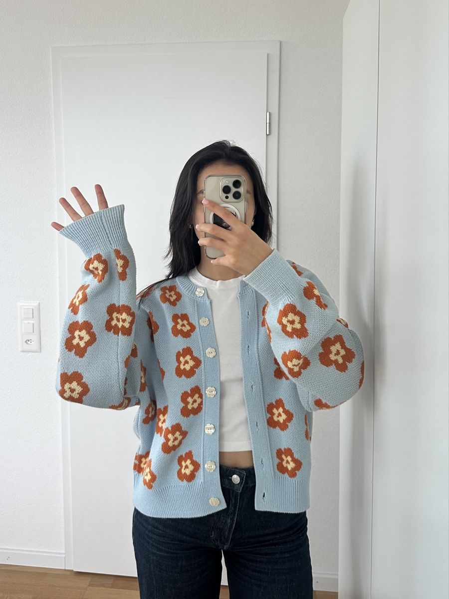 Zara Giacche: Blumen Cardigan – Usato da Brugg AG venduto da sanfllower 1