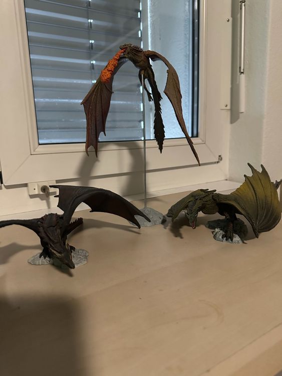 FUNKO POP! Game Of Thrones Schlüsselanhänger – Rhaegal Drachen-Figur, 4 Cm, Aus Vinyl & Metall