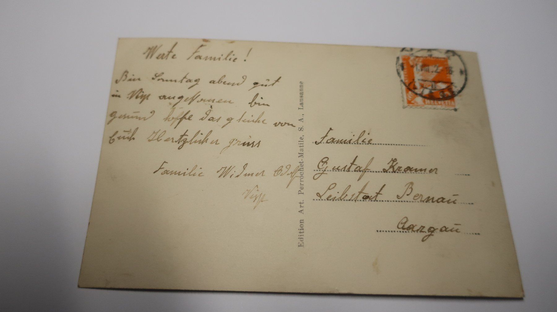 Cartes postales: Visp mit Lötschbergbahn – Défectueux à Cormoret par Pascalll2001 4