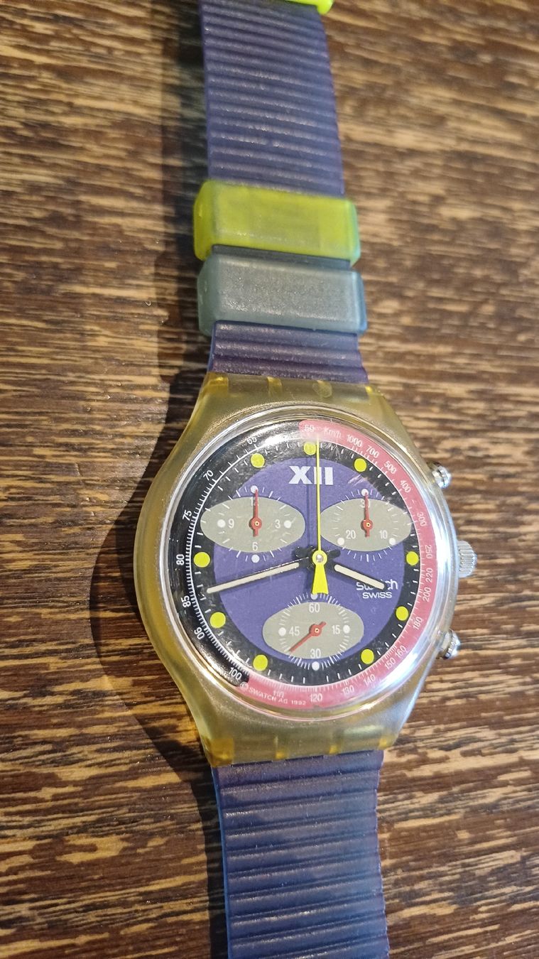 Swatch Orologi: Swatch Chrono Blue Chip 1992 Neuve – Nuovo (secondo la descrizione) da PORRENTRUY venduto da Davide6876 3